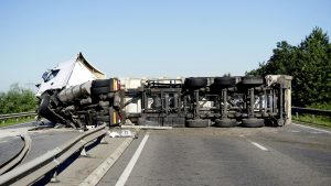 semi truck accident on highway